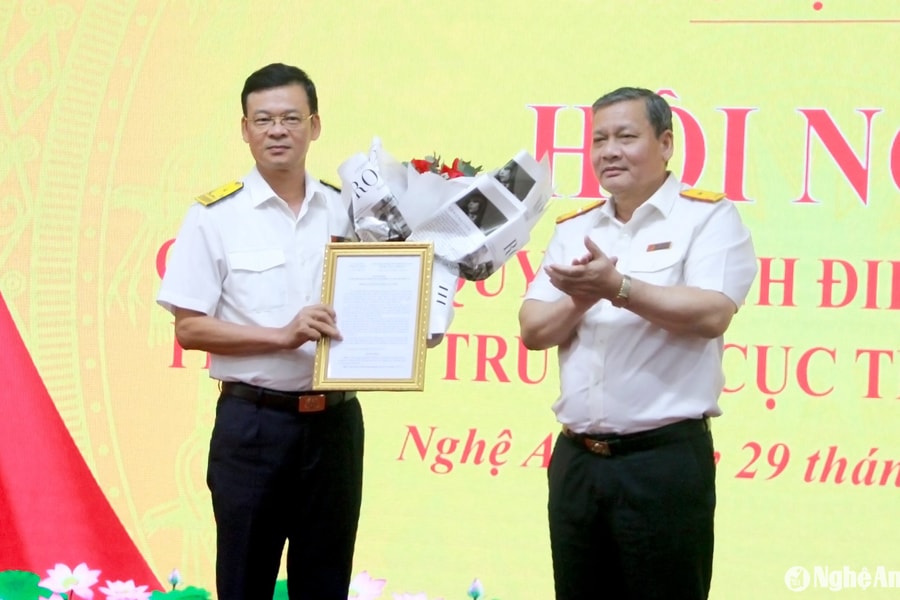 Đồng chí Nguyễn Văn Đức được bổ nhiệm làm Phó Cục trưởng Cục Thuế Nghệ An