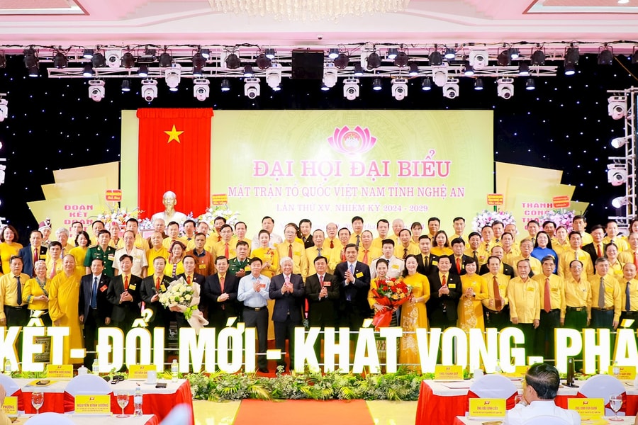 Danh sách 114 ủy viên Ủy ban MTTQ Việt Nam tỉnh Nghệ An khóa XV, nhiệm kỳ 2024 - 2029