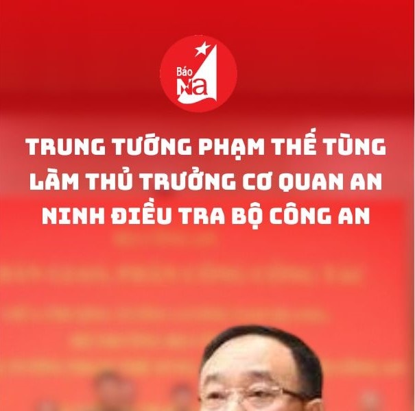 Trung tướng Phạm Thế Tùng làm Thủ trưởng Cơ quan An ninh điều tra Bộ Công an