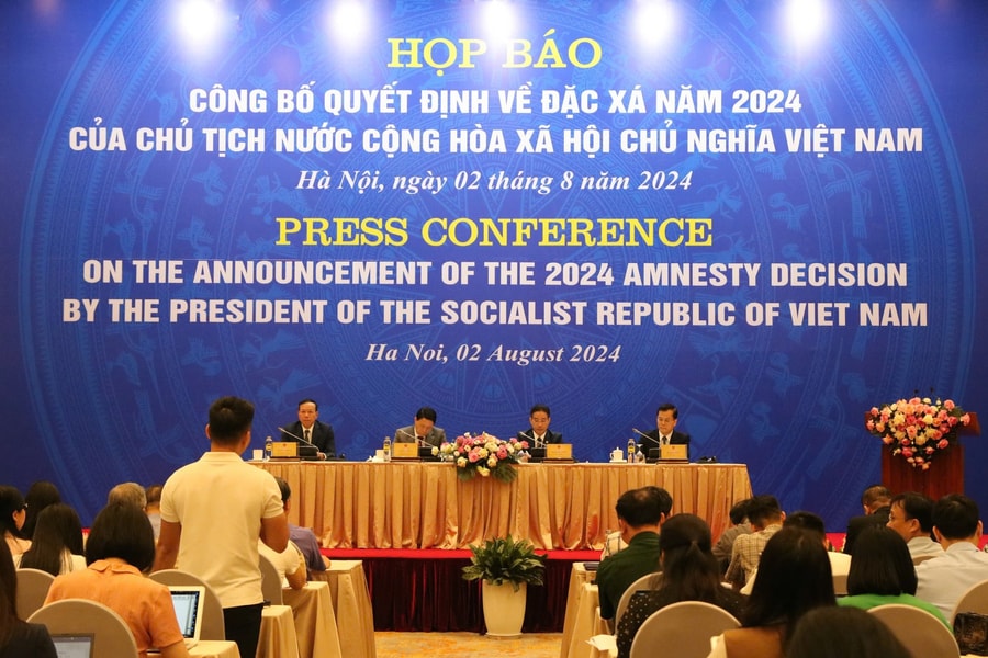 Công bố Quyết định của Chủ tịch nước về đặc xá năm 2024