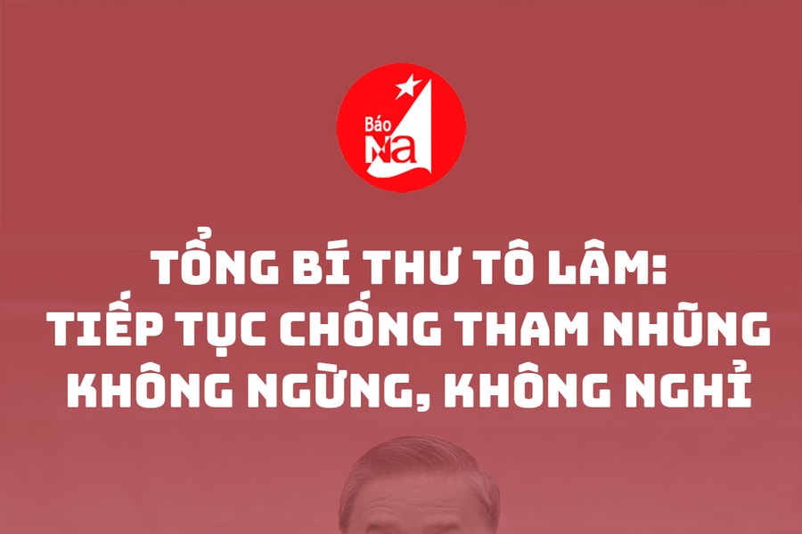 Tổng Bí thư Tô Lâm: Tiếp tục chống tham nhũng không ngừng, không nghỉ