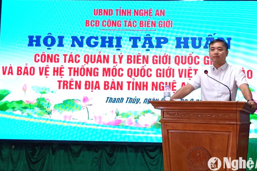 Tập huấn công tác quản lý biên giới quốc gia và bảo vệ hệ thống mốc quốc giới Việt Nam - Lào