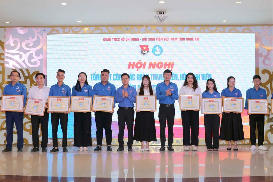 Nghệ An tổng kết công tác Đoàn - Hội khối trường đại học, cao đẳng năm học 2023 - 2024
