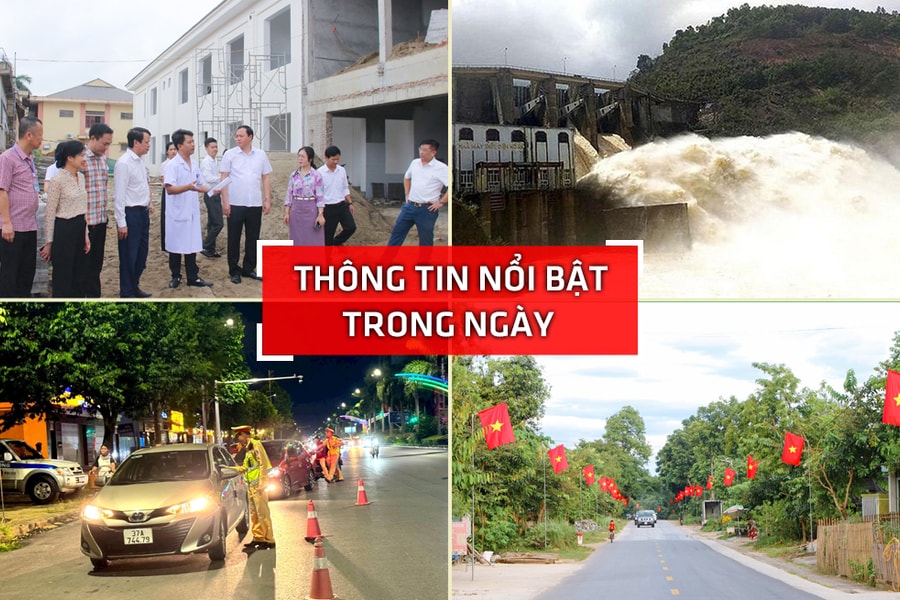 Nghệ An: Thông tin nổi bật ngày 25/8