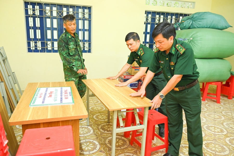 Bộ đội Biên phòng xây ký túc xá cho học sinh vùng biên