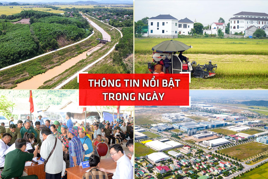 Nghệ An: Thông tin nổi bật ngày 31/8