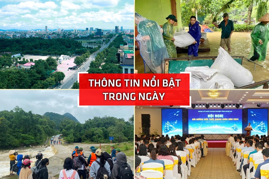 Nghệ An: Thông tin nổi bật ngày 21/9