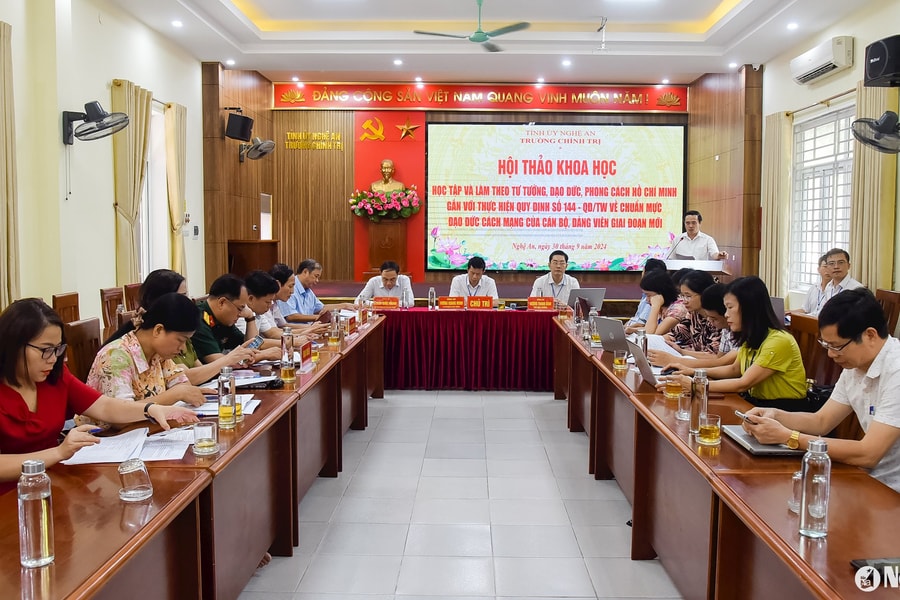 Xây dựng chuẩn mực đạo đức cách mạng của cán bộ, đảng viên Nghệ An gắn với thực hiện Quy định số 144-QĐ/TW