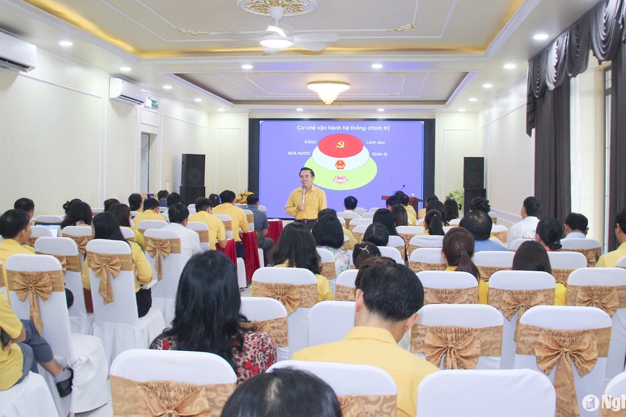 Bồi dưỡng kỹ năng hoạt động cho hơn 400 cán bộ Mặt trận các cấp ở Nghệ An