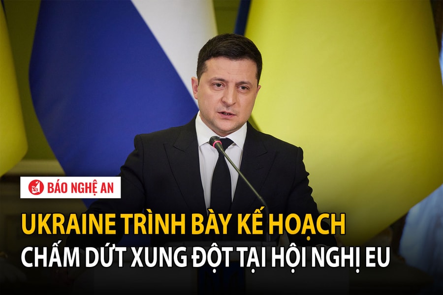 Ukraine trình bày kế hoạch chấm dứt xung đột tại Hội nghị EU