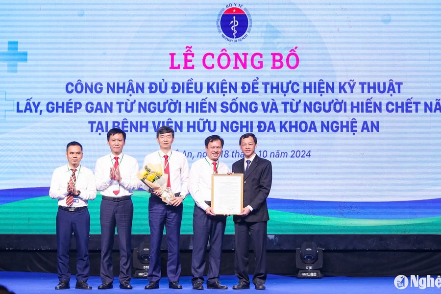 Bệnh viện Hữu nghị Đa khoa Nghệ An là bệnh viện tuyến tỉnh đầu tiên trong cả nước đủ điều kiện thực hiện kỹ thuật ghép gan