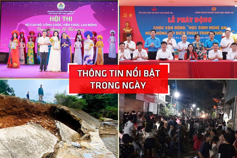 Nghệ An: Thông tin nổi bật ngày 19/10