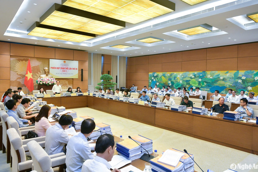 Ủy ban Pháp luật Quốc hội thẩm tra Đề án sắp xếp đơn vị hành chính cấp huyện, cấp xã của tỉnh Nghệ An