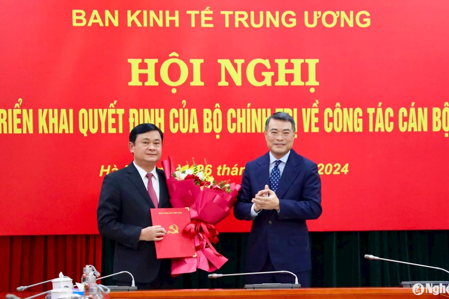 Điều động, phân công, bổ nhiệm Bí thư Tỉnh ủy Nghệ An Thái Thanh Quý giữ chức Phó Trưởng ban Kinh tế Trung ương