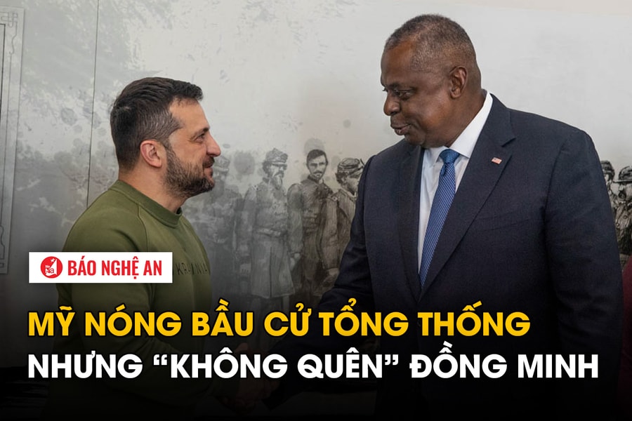 Mỹ nóng bầu cử tổng thống nhưng ‘không quên’ đồng minh
