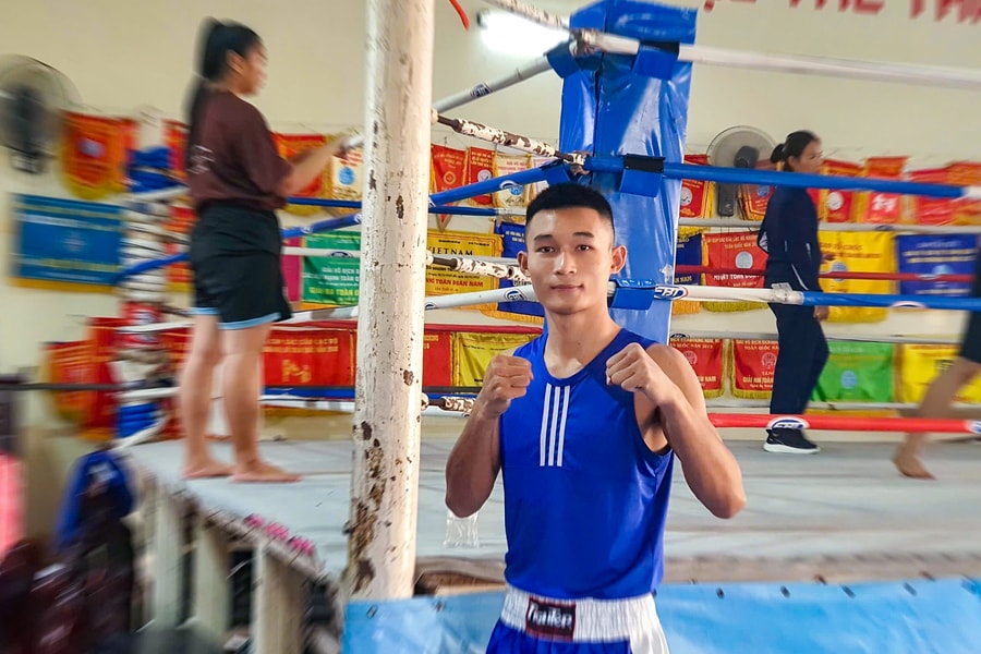 Quyết tâm chinh phục các giải đấu quốc tế của võ sĩ người Nghĩa Đàn