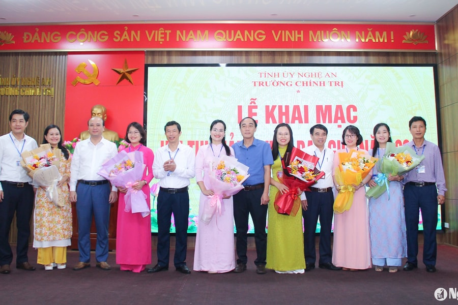 Trường Chính trị tỉnh Nghệ An khai mạc Hội thi Giảng viên dạy giỏi năm 2024