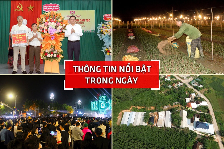 Nghệ An: Thông tin nổi bật ngày 17/11
