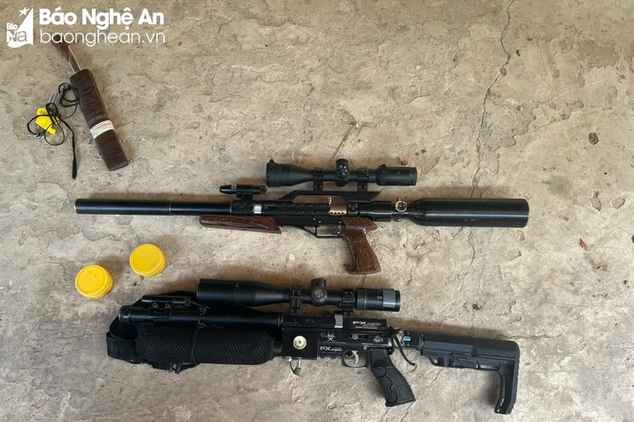 Tàng trữ súng, đạn trái phép, người đàn ông ở huyện Tương Dương bị phạt 45 triệu đồng
