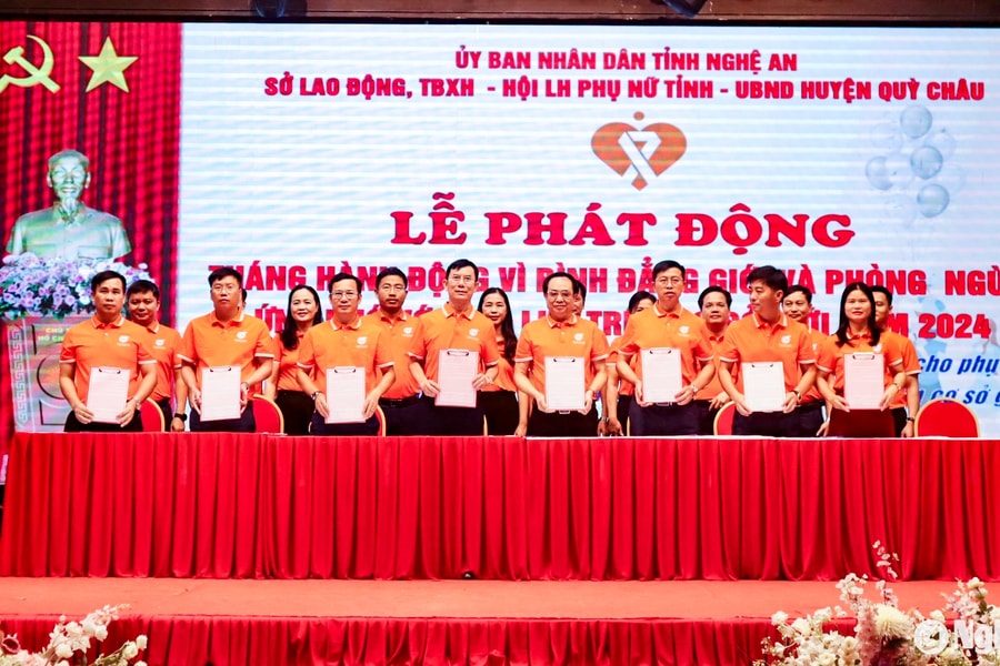 Nghệ An phát động tháng hành động vì bình đẳng giới năm 2024