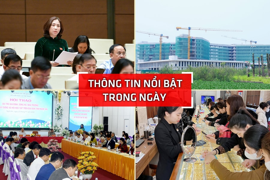Nghệ An: Thông tin nổi bật ngày 20/11