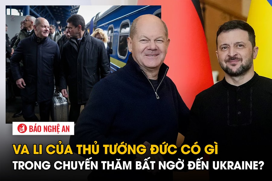 Va li của Thủ tướng Đức có gì trong chuyến thăm bất ngờ đến Ukraine?