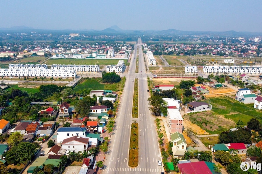 Đô thị đầu tiên ở Nghệ An có tên đường Võ Nguyên Giáp