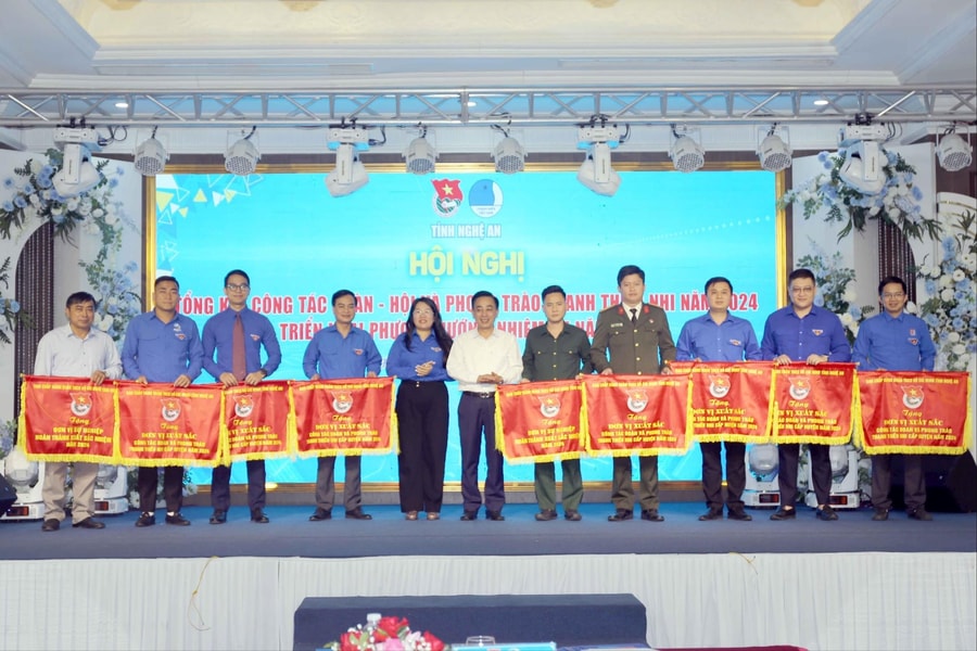 Công tác Đoàn - Hội và phong trào thanh thiếu nhi Nghệ An có 16 chỉ tiêu đạt và vượt kế hoạch năm 2024