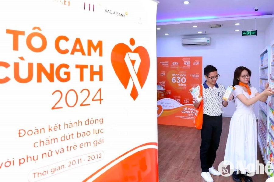 Tô cam cùng Quỹ Vì tầm vóc Việt - Chấm dứt bạo lực đối với phụ nữ