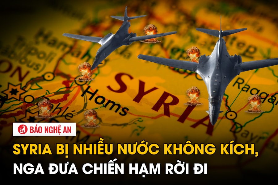 Syria bị nhiều nước không kích, Nga đưa chiến hạm rời đi