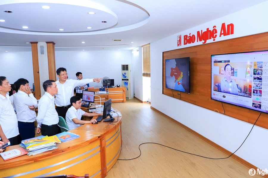 Nhiều kết quả nổi bật của các cơ quan báo chí Nghệ An sau sắp xếp theo quy hoạch