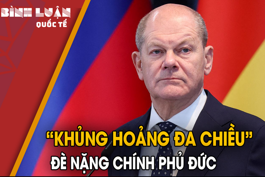 'Khủng hoảng đa chiều' đè nặng chính phủ Đức