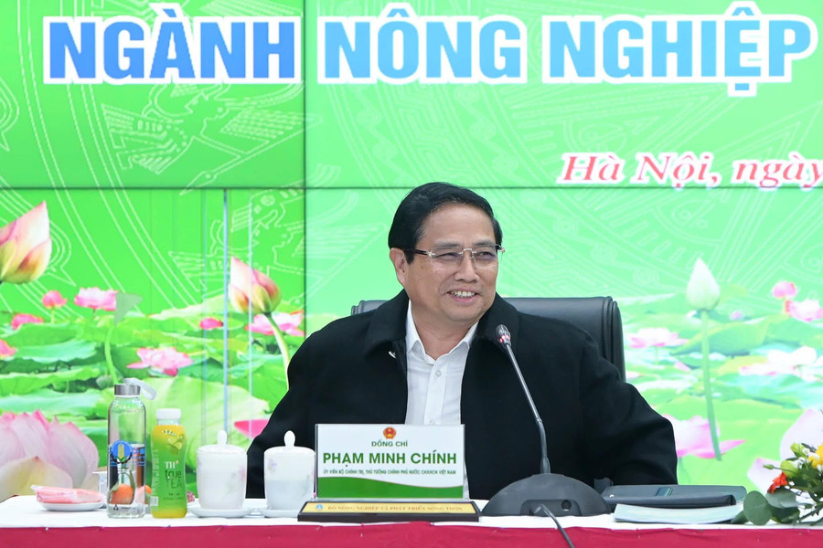 Thủ tướng Phạm Minh Chính: Quyết liệt hơn trong thực hiện định hướng chuyển đổi mạnh sang tư duy kinh tế nông nghiệp