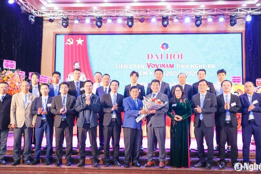Đại hội Liên đoàn Vovinam tỉnh Nghệ An lần thứ II