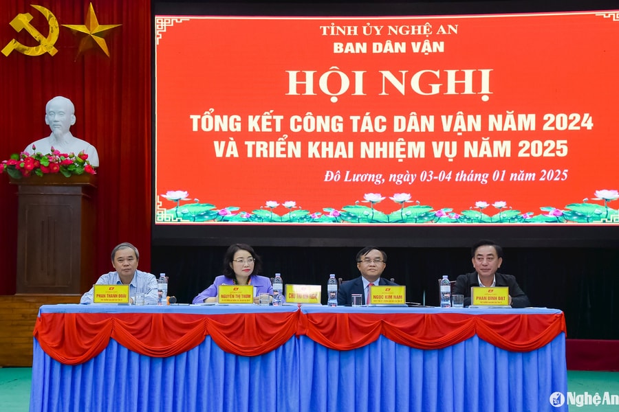 Ban Dân Vận Tỉnh ủy Nghệ An triển khai nhiệm vụ năm 2025