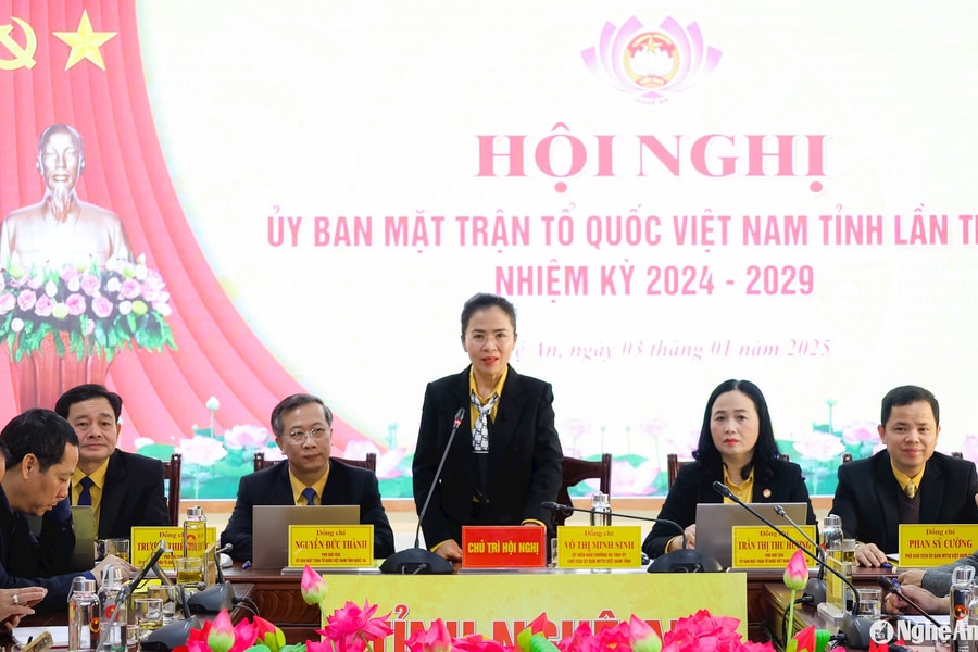Ủy ban Mặt trận Tổ quốc tỉnh Nghệ An triển khai nhiệm vụ năm 2025