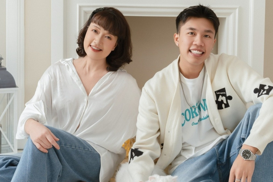 Vân Dung chia sẻ về bữa cơm nửa đêm với con trai Long Vũ