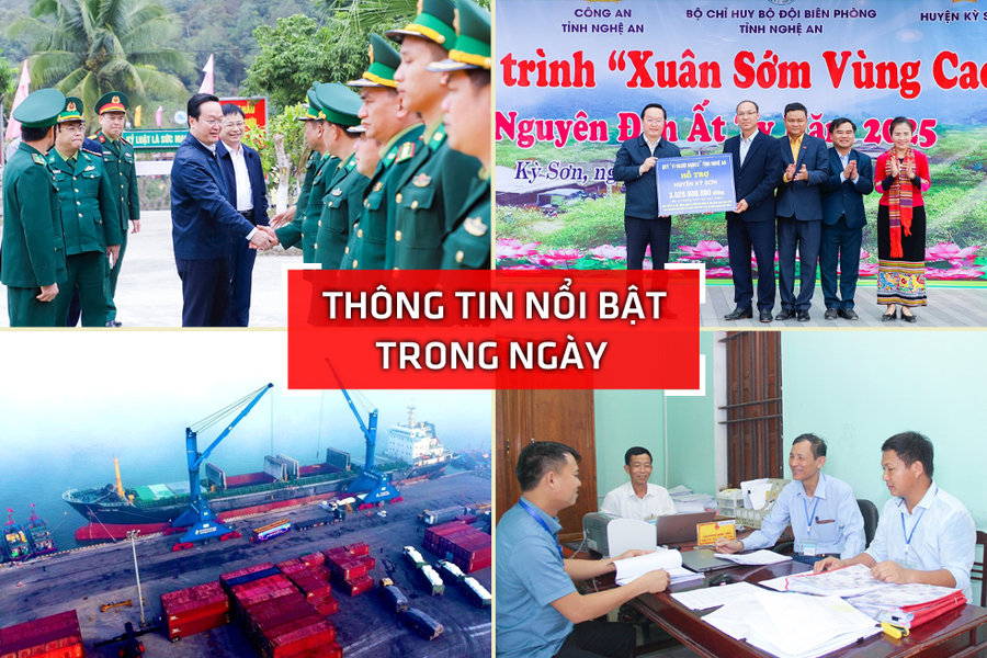 Nghệ An: Thông tin nổi bật ngày 9/1