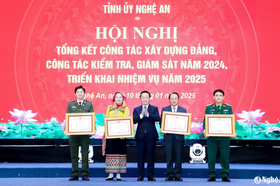 Tỉnh ủy Nghệ An triển khai công tác xây dựng Đảng, kiểm tra, giám sát năm 2025