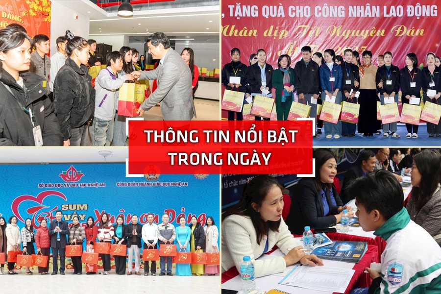 Nghệ An: Thông tin nổi bật ngày 11/1