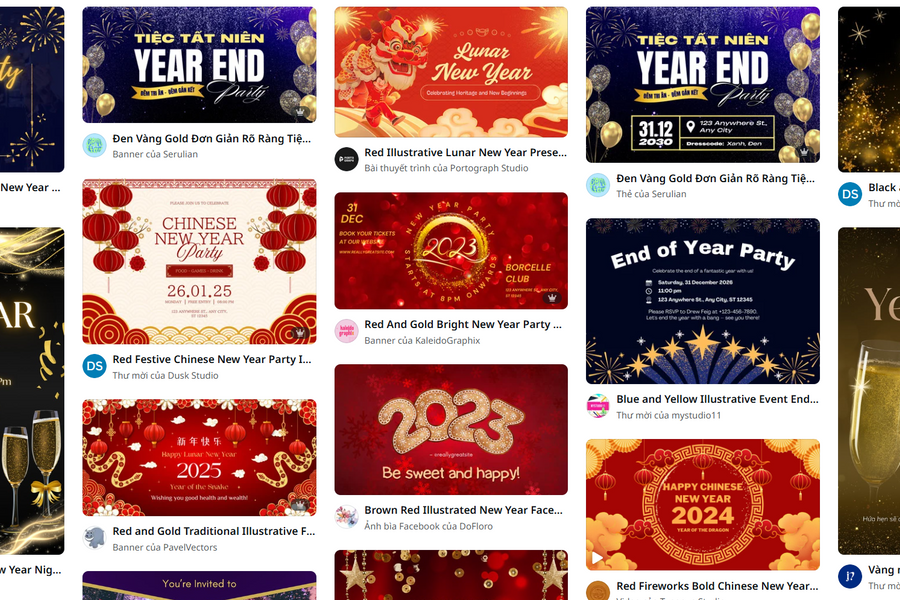 Tải về 50+ mẫu backdrop Year End Party 2025 vector miễn phí