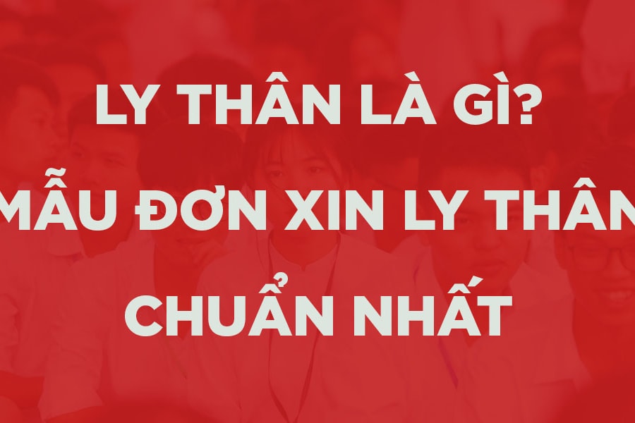 Mẫu đơn ly thân mới nhất năm 2025