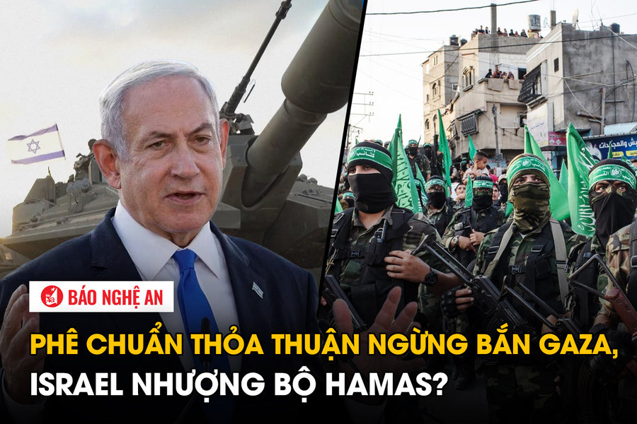 Phê chuẩn thỏa thuận ngừng bắn Gaza, Israel nhượng bộ Hamas?