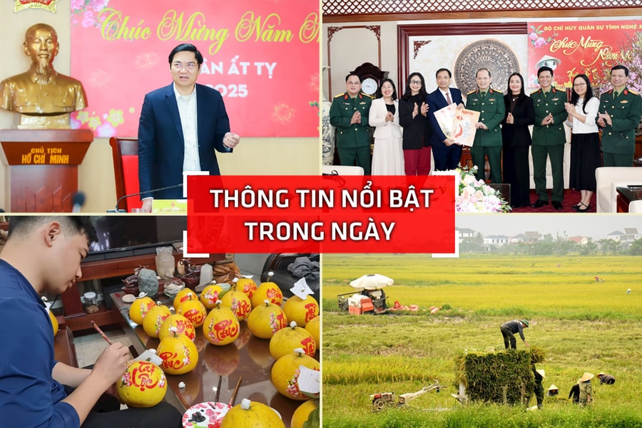 Nghệ An: Thông tin nổi bật ngày 23/1