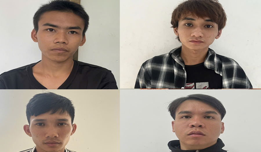 Bắt 4 thành viên nhóm ‘ vỡ nợ làm liều ' rủ nhau đi cướp ngày Tết