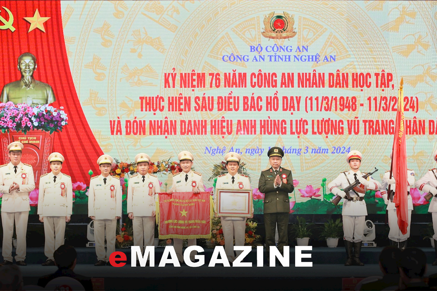 Công an Nghệ An: Tự hào với truyền thống, xứng danh đơn vị Anh hùng Lực lượng vũ trang nhân dân