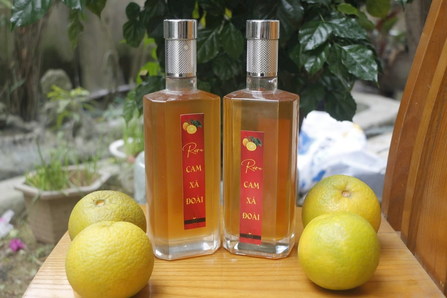 Độc đáo sản phẩm phục vụ vui Xuân đón Tết từ cam Xã Đoài