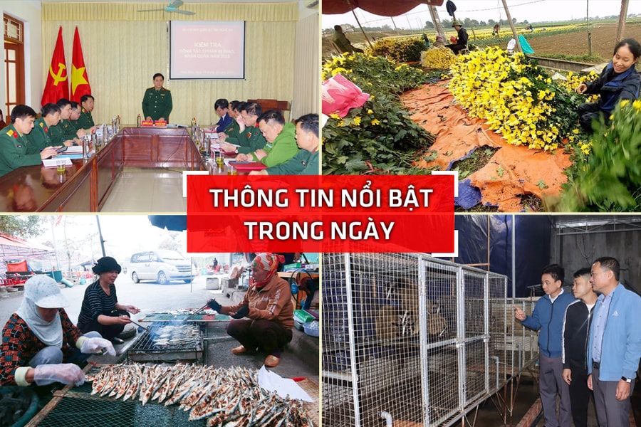 Nghệ An: Thông tin nổi bật ngày 9/2