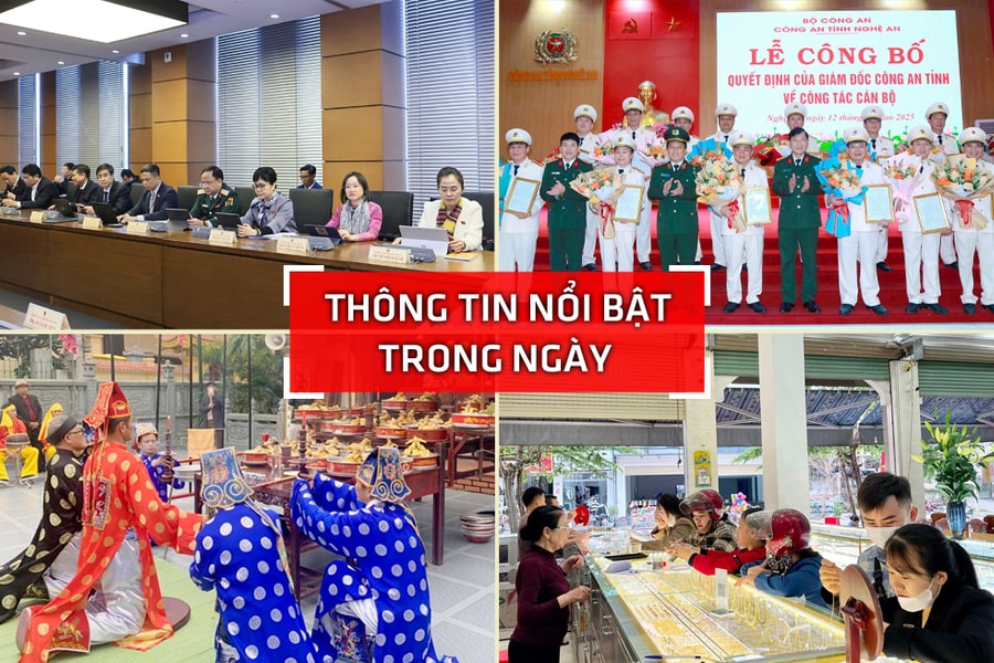 Nghệ An: Thông tin nổi bật ngày 12/2