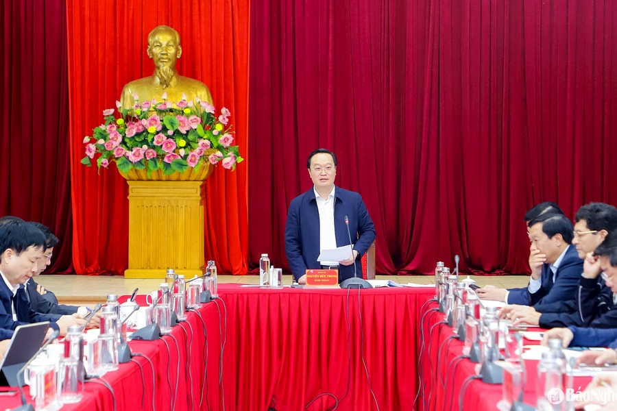 Bí thư Tỉnh ủy Nguyễn Đức Trung: Có biện pháp xử lý những cán bộ không làm được việc